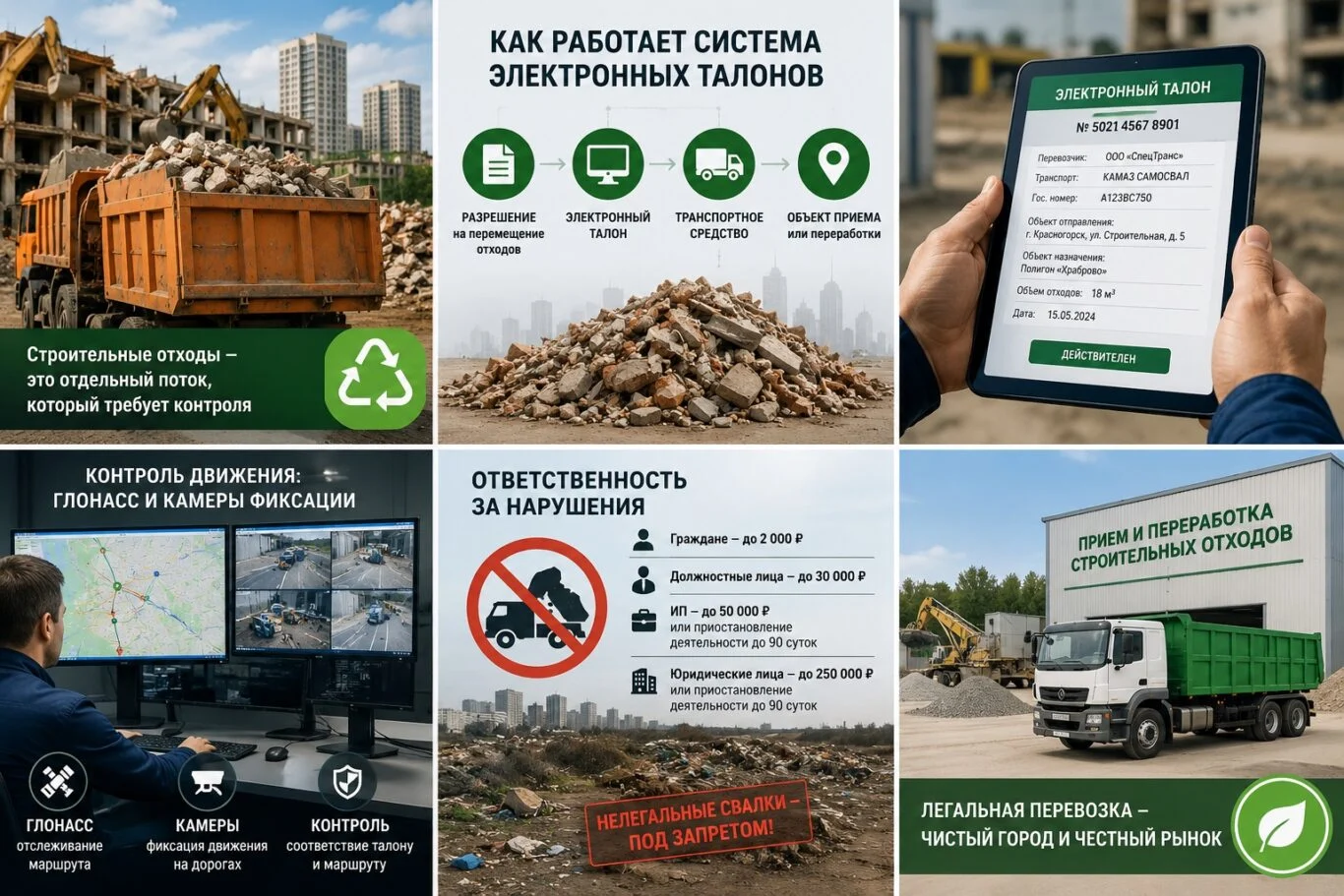 блог Онлайн-разрешения на перемещение строительных отходов: как цифровой контроль меняет рынок вывоза мусора в Подмосковье